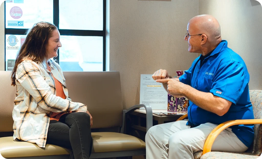 Dr Weisman with patient - Bay Area Dental, Airway & Sleep Dr Weisman with patient