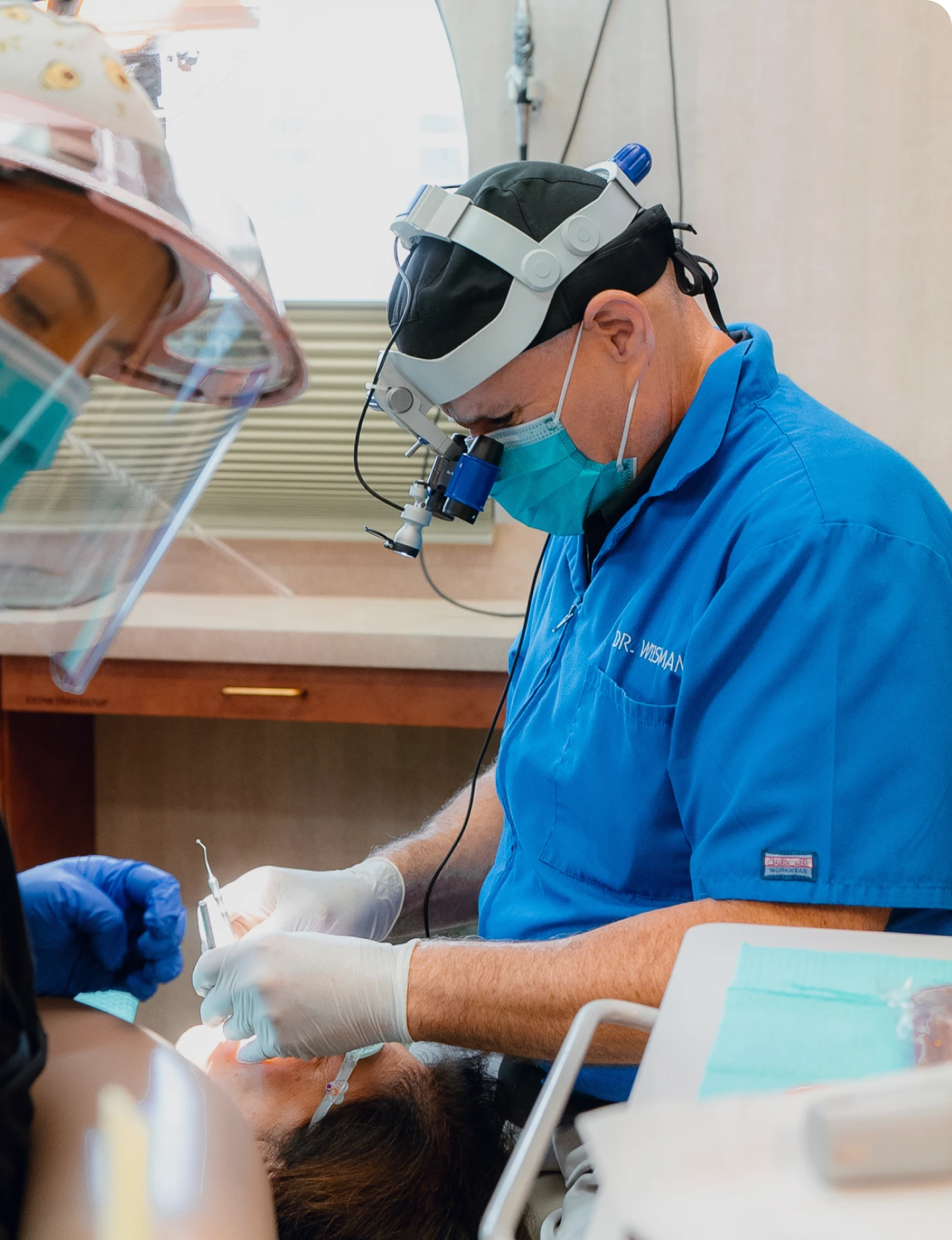 Dr. Jonathan Weisman with patient at Bay Area Dental Fremont CA