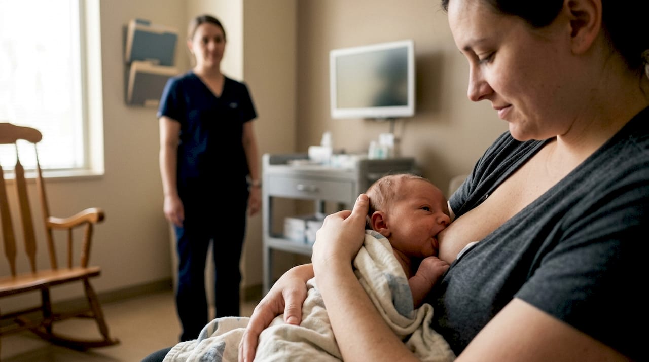 Infant breastfeeding after frenotomy release