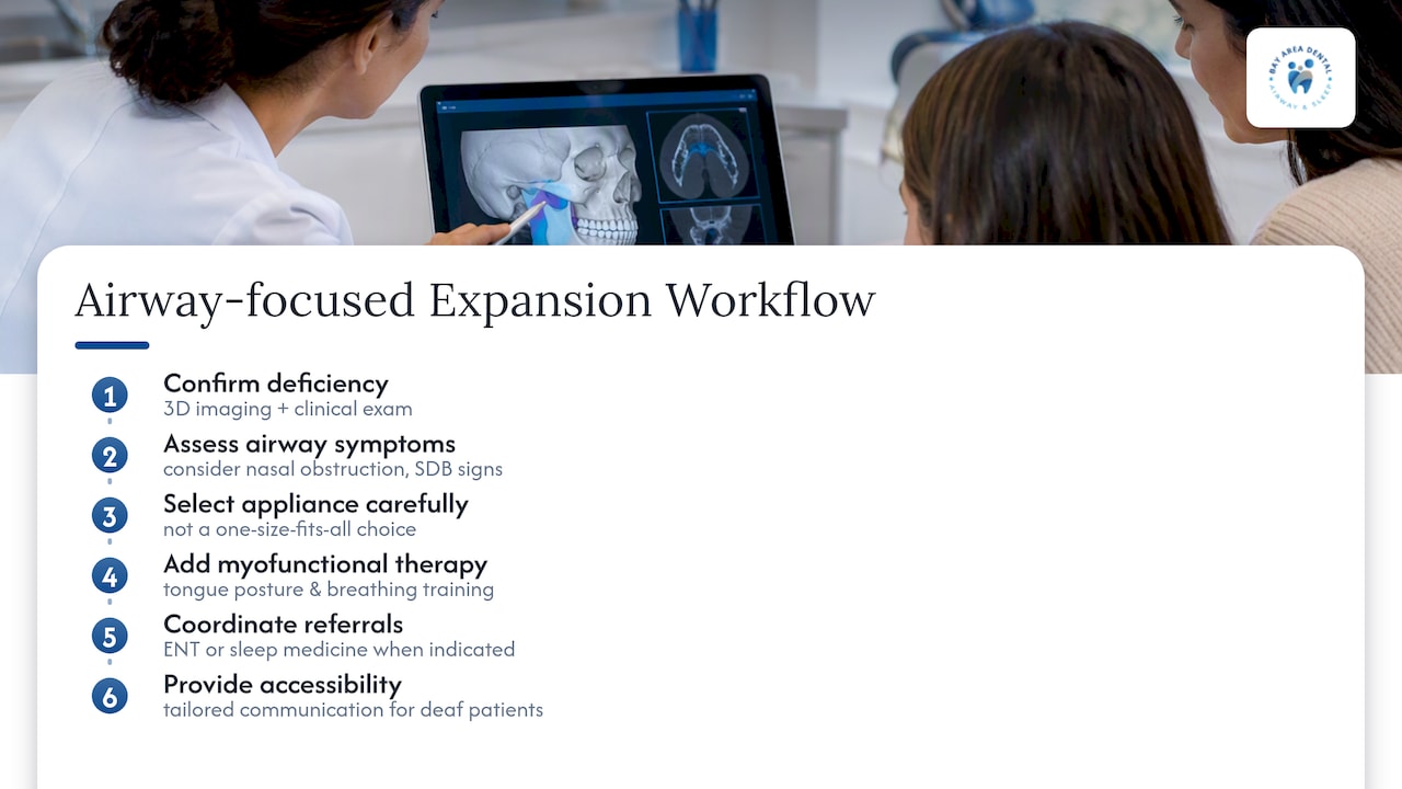 How We Approach Airway-Focused Palate Expansion — overview diagram