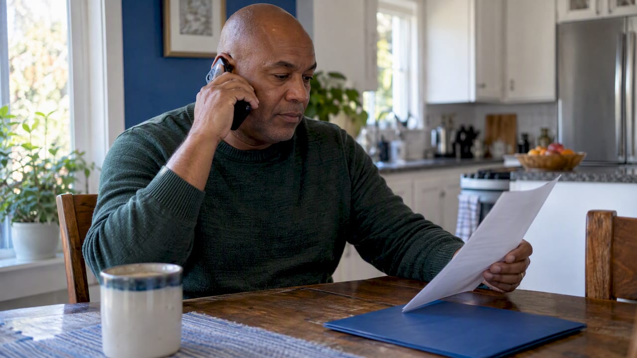 Patient calling about therapy costs at home